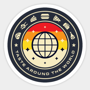 Taste Around The World Sticker